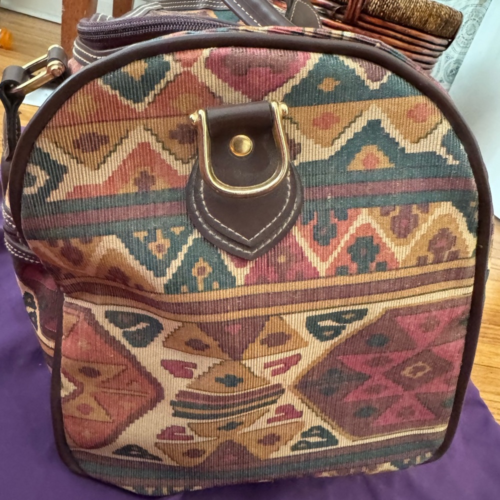 Multicolor Patterned Women's Bag - Picture 4 of 10